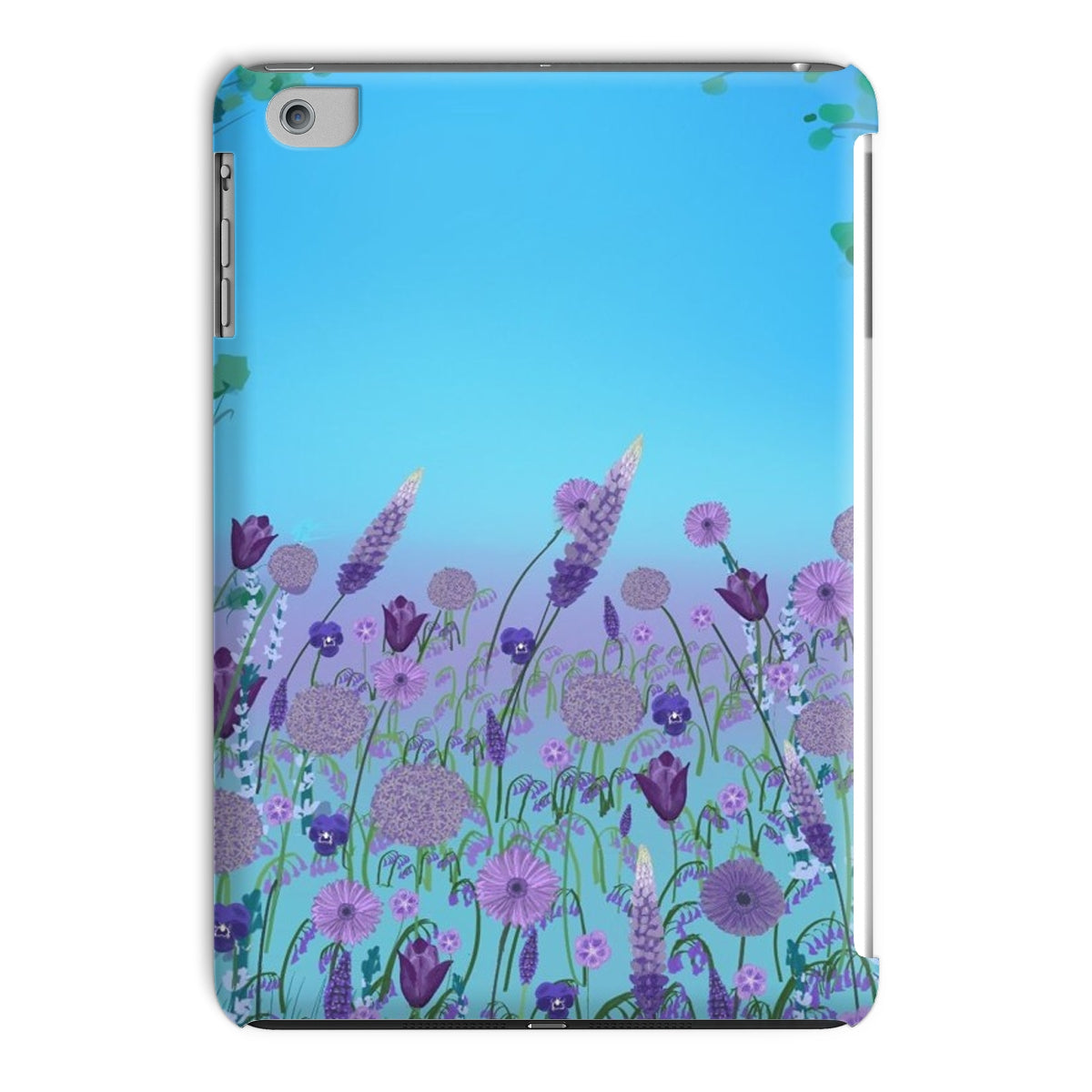 Purple Flowers (Christine) Tablet Cases