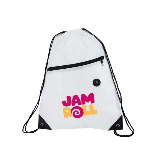 Jamroll - Drawstring Bag With Zip Pocket