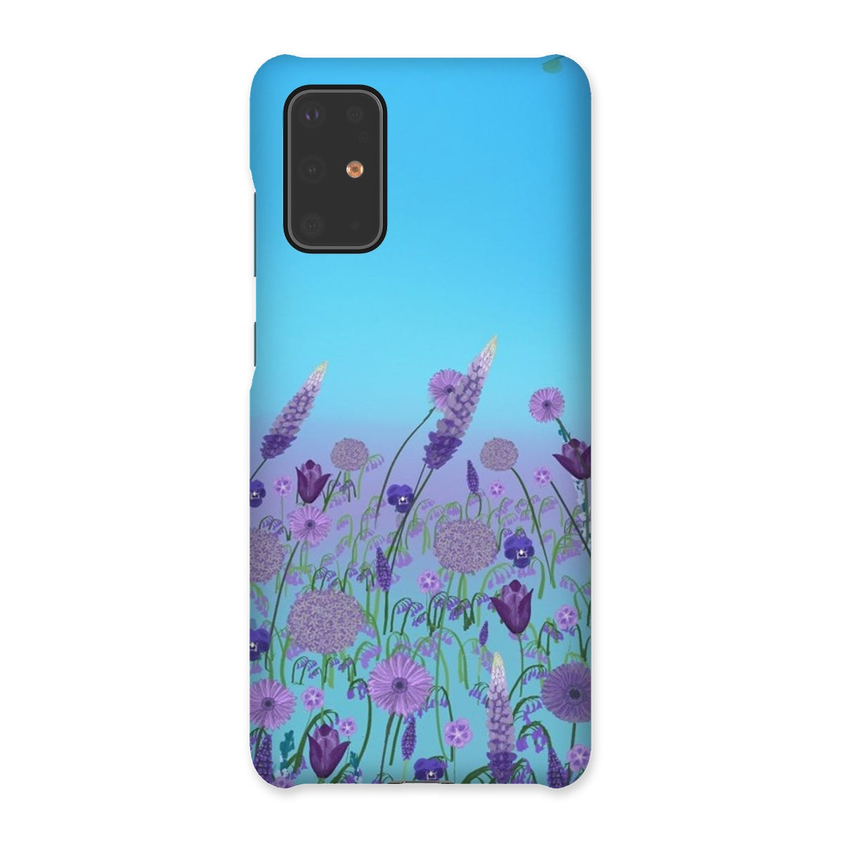 Purple Flowers (Christine) Snap Phone Case