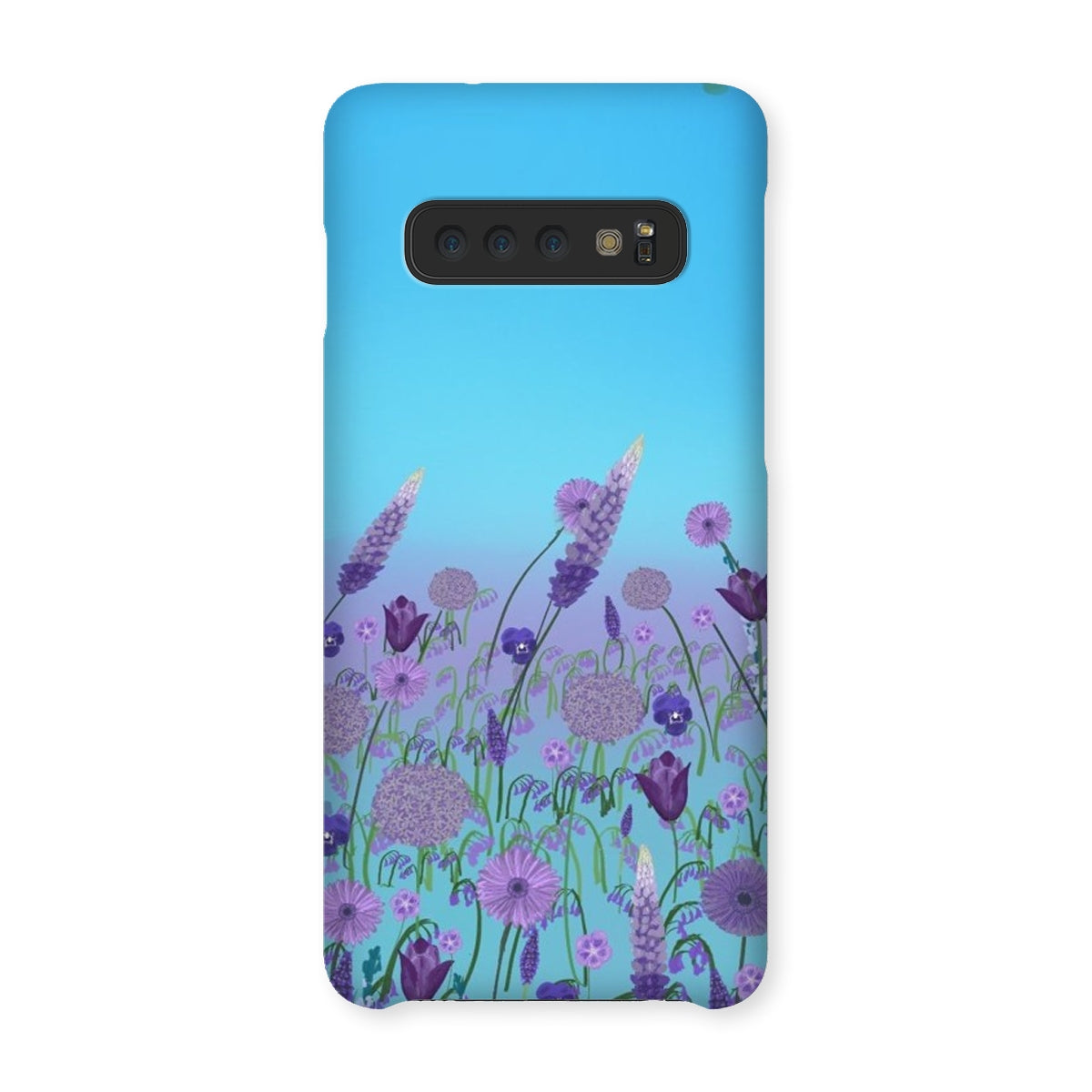 Purple Flowers (Christine) Snap Phone Case
