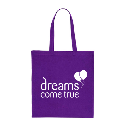 Dreams Come True - Coloured Cotton Tote Bag