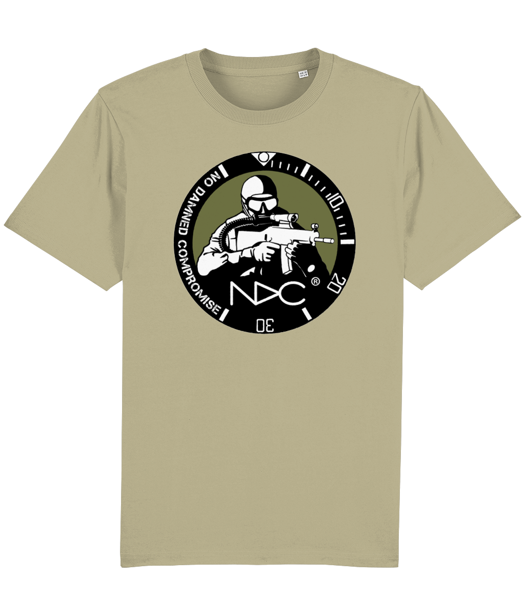 NDC Khaki 'No Damned Compromise' Teeshirt