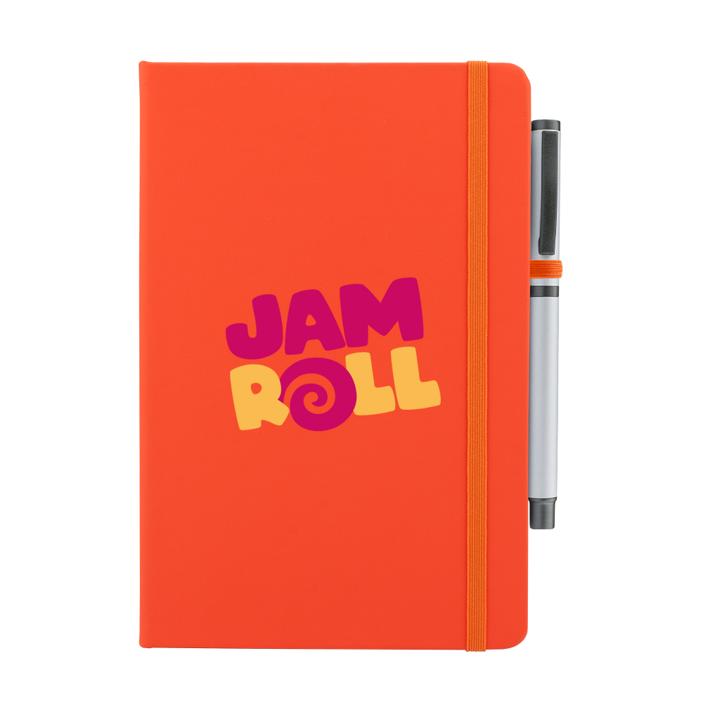 Jamroll - Pen & Notebook Set: Soft Feel A5 Notebook with Pen