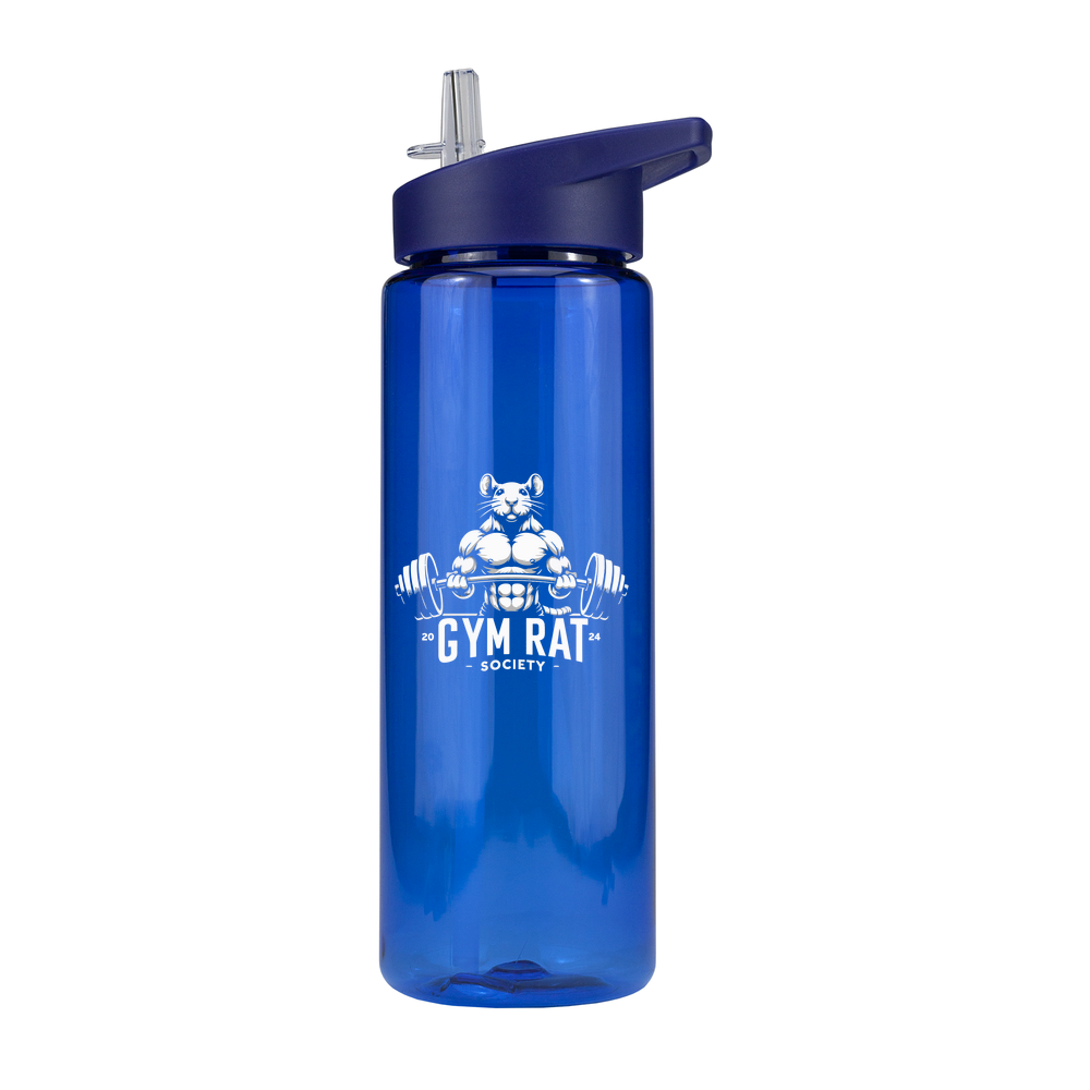 Gym Rat - Coloured Sports Bottle - 750ml - Design One