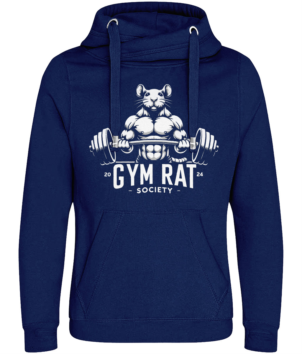 Gym Rat - Crossneck Hoodie - Design One