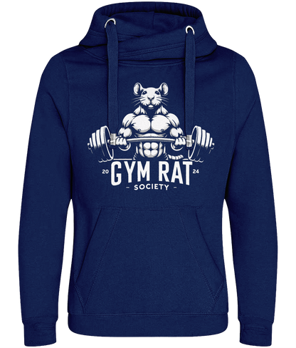 Gym Rat - Crossneck Hoodie - Design One