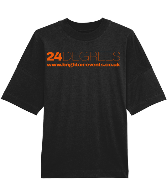 24 Degrees - Oversized with orange print