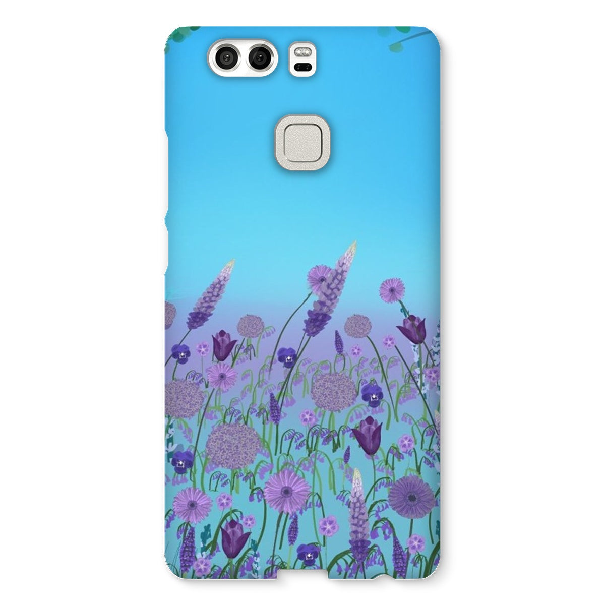 Purple Flowers (Christine) Snap Phone Case