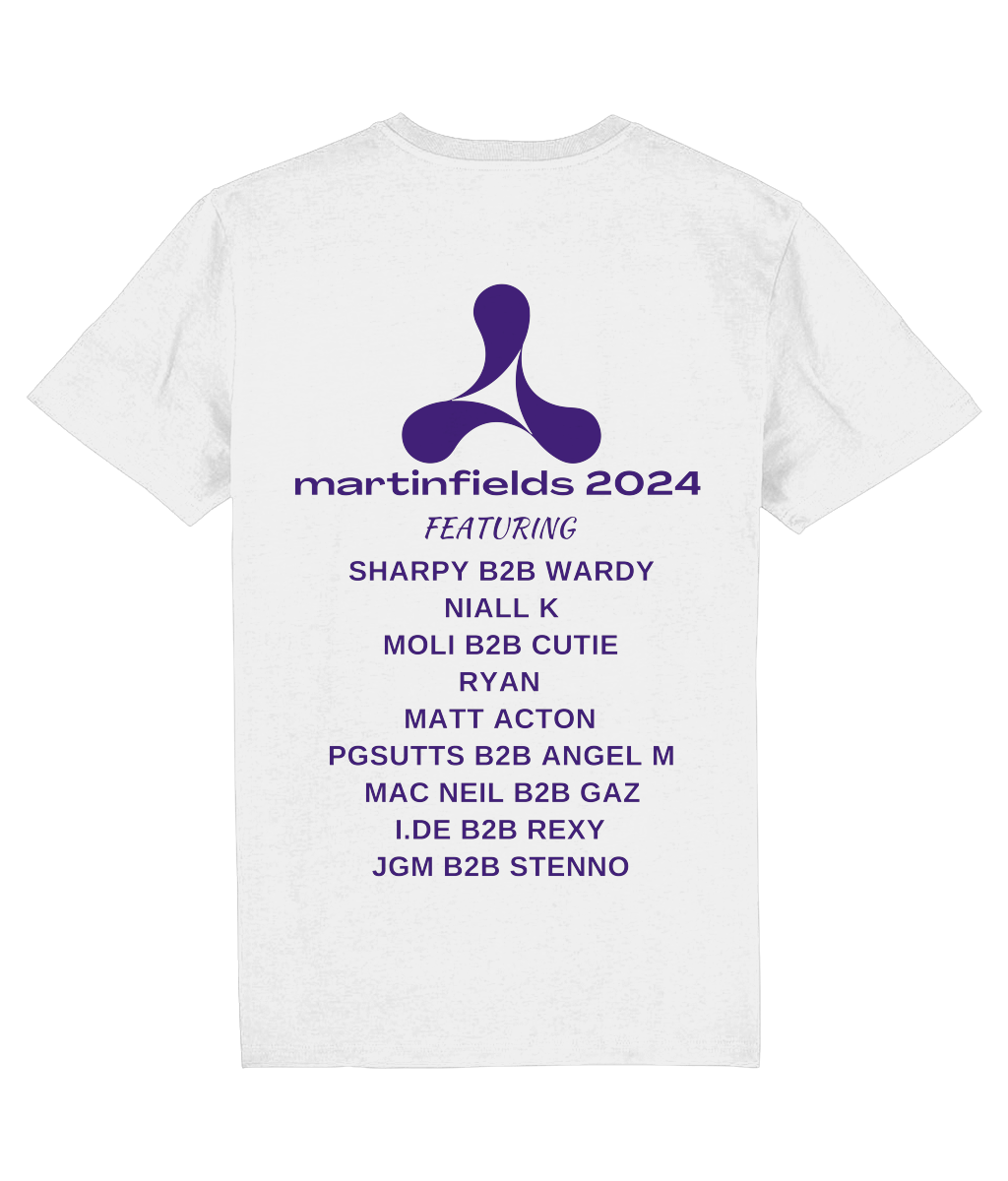 Martinfields 2024 - Cotton Teeshirt - Purple Print
