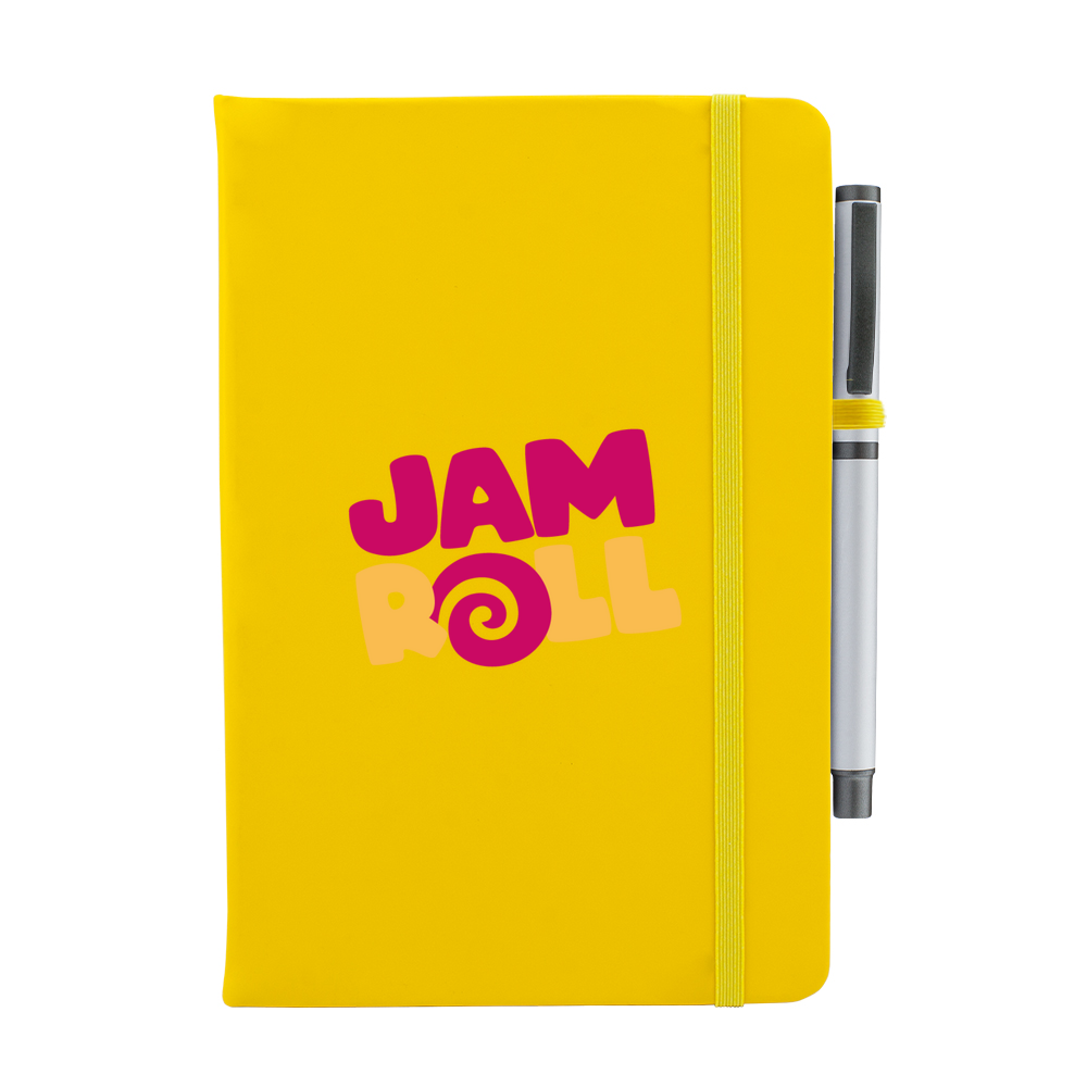 Jamroll - Pen & Notebook Set: Soft Feel A5 Notebook with Pen