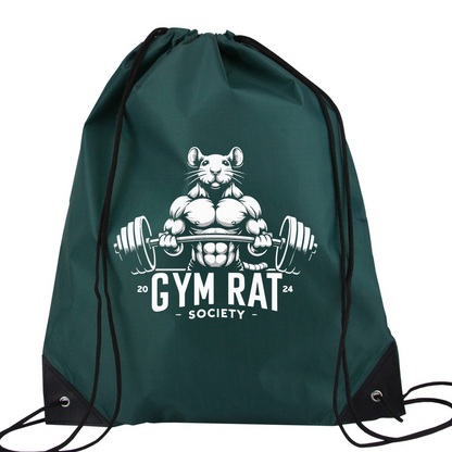 Gym Rat - Drawstring Bag - Design One