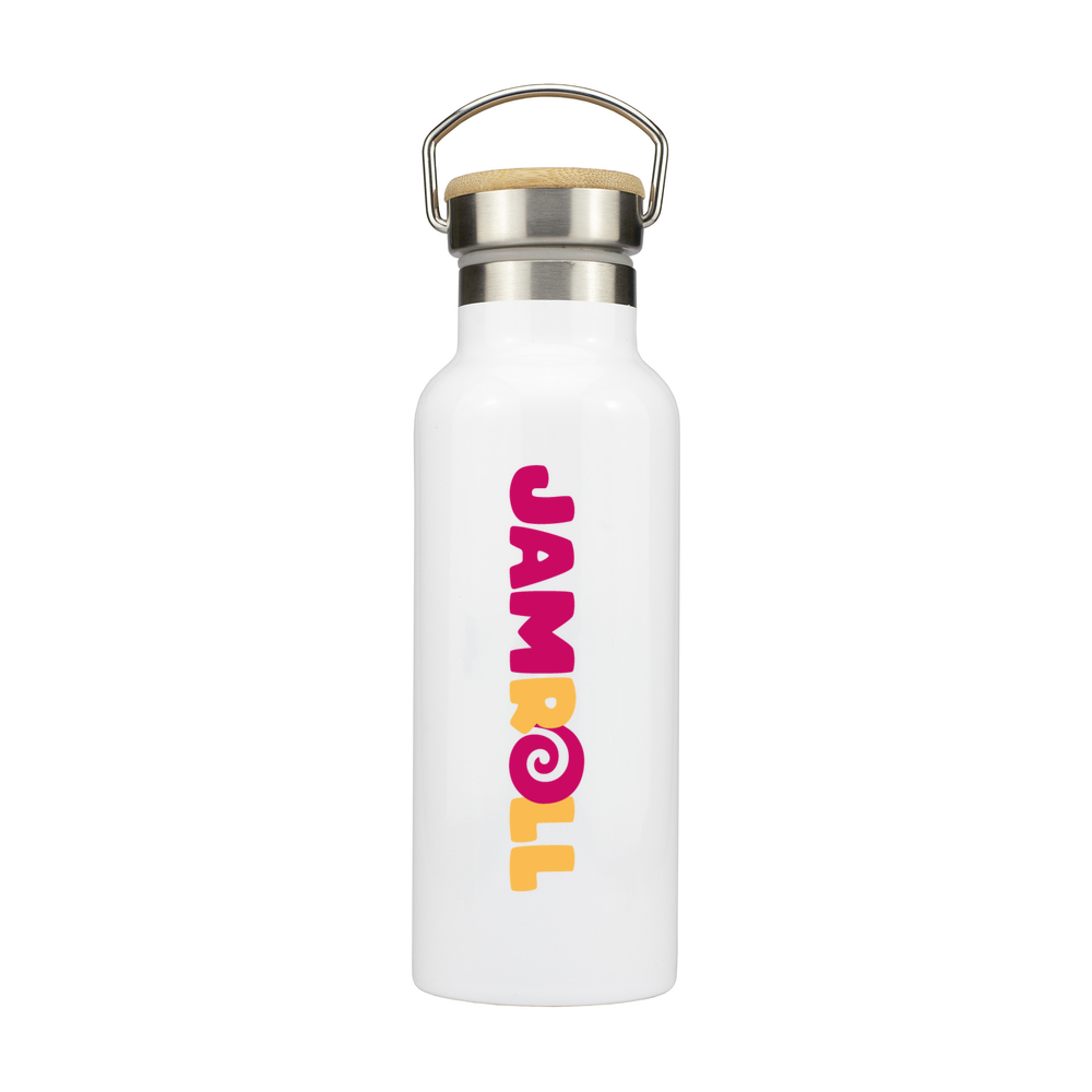 Jamroll - Stainless Steel Bottle with Bamboo Lid