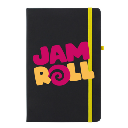 Jamroll - Black Soft Feel A5 Notebook