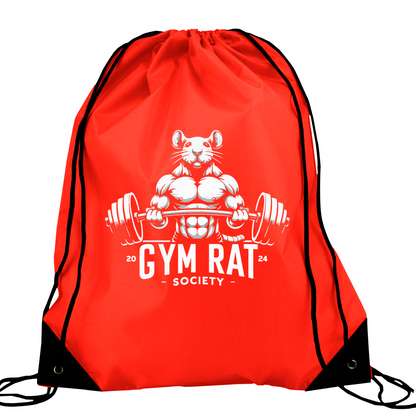 Gym Rat - Drawstring Bag - Design One