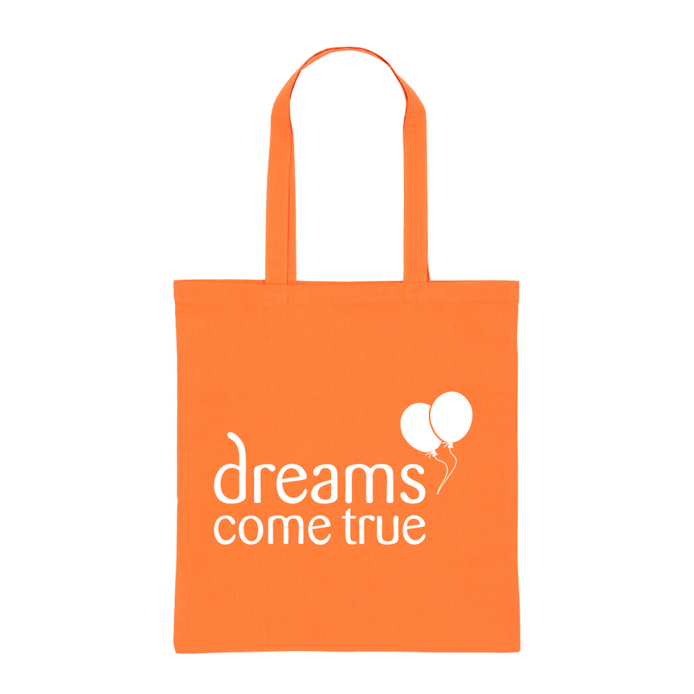 Dreams Come True - Coloured Cotton Tote Bag