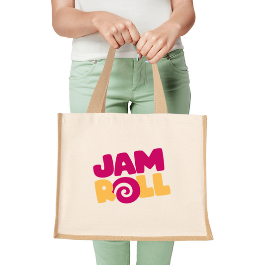 Jamroll - Canvas & Jute Shopper Bag