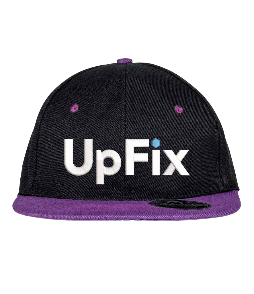 Upfix Headwear - 2 tone Rappers Cap