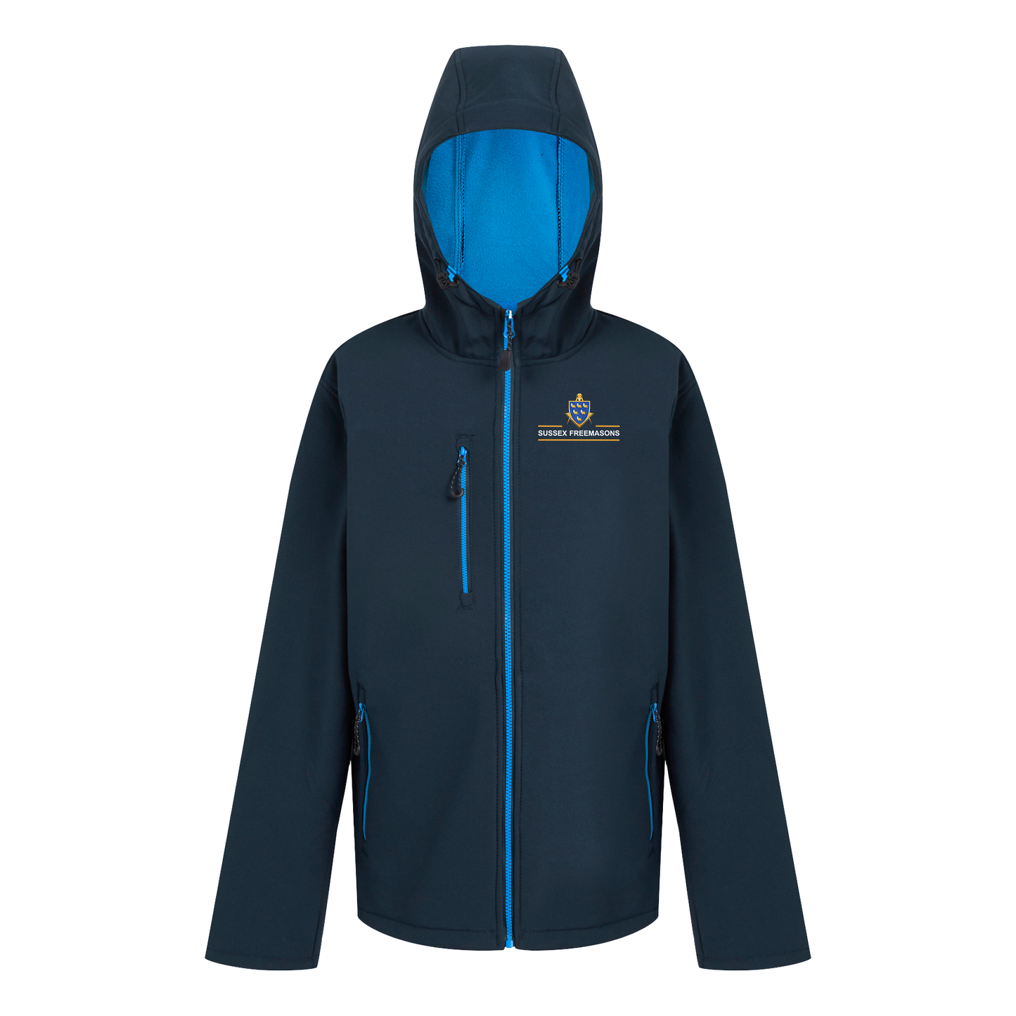 Sussex Freemasons - TRA705 NAVIGATE 2 LAYER HOODED SOFTSHELL JACKET