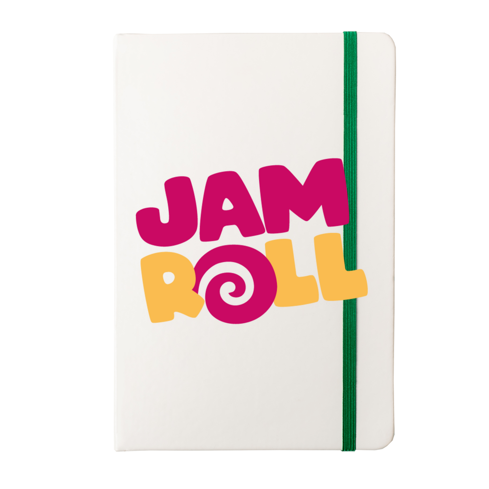 Jamroll - White Soft Feel A5 Notebook