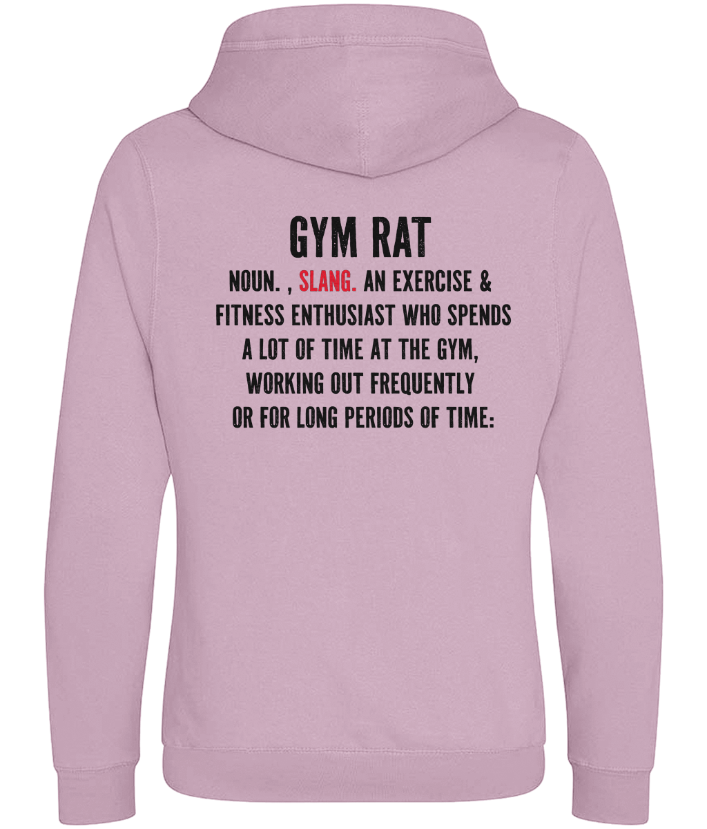 Gym Rat - Crossneck Hoodie - Design Three