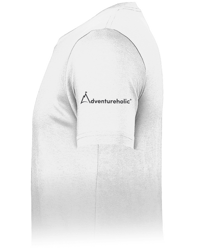 Adventureholic Cotton Poloshirt - Dark Print