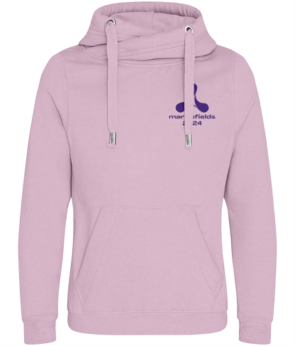 Martinfields 2024 - Cross Neck Luxury Hoodie - Purple print