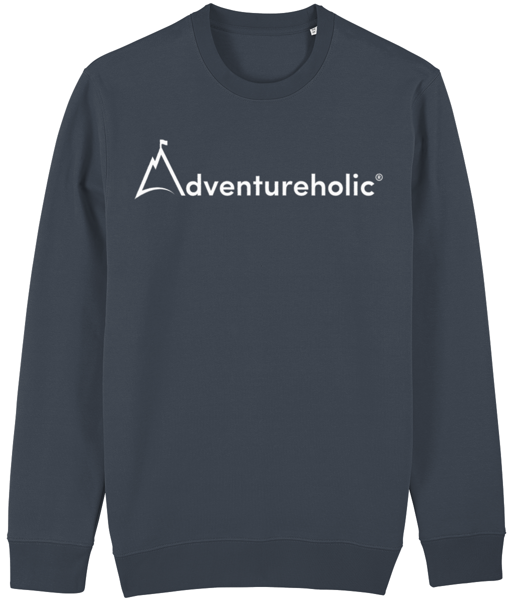 Adventureholic Unisex Sweatshirt - White Print