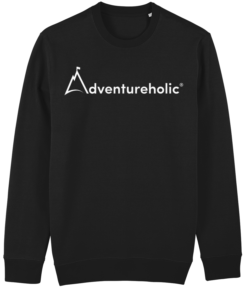 Adventureholic Unisex Sweatshirt - White Print