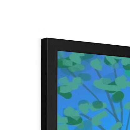Purple Flowers (Christine) Framed Print