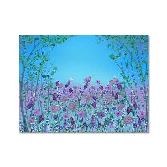 Purple Flowers (Christine) Fine Art Print