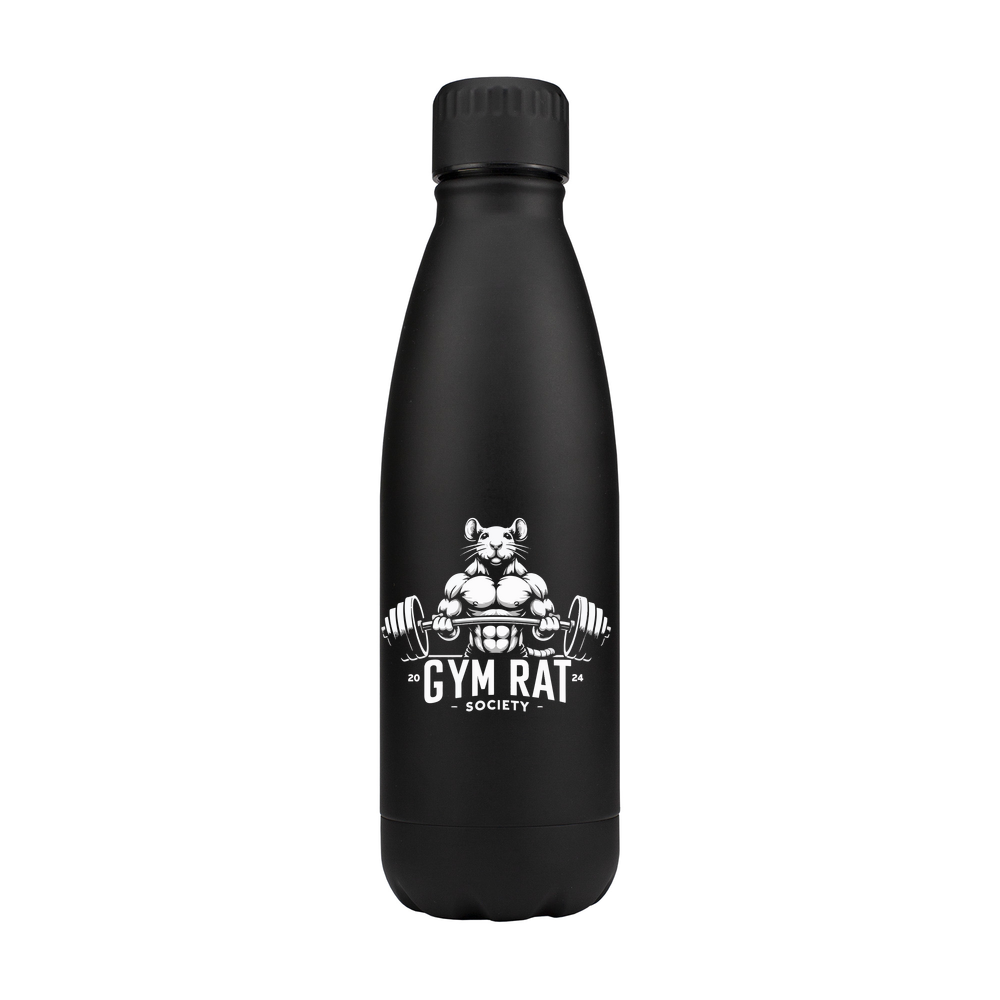 Gym Rat - Matte Vacuum Bottle - 500ml - Design One