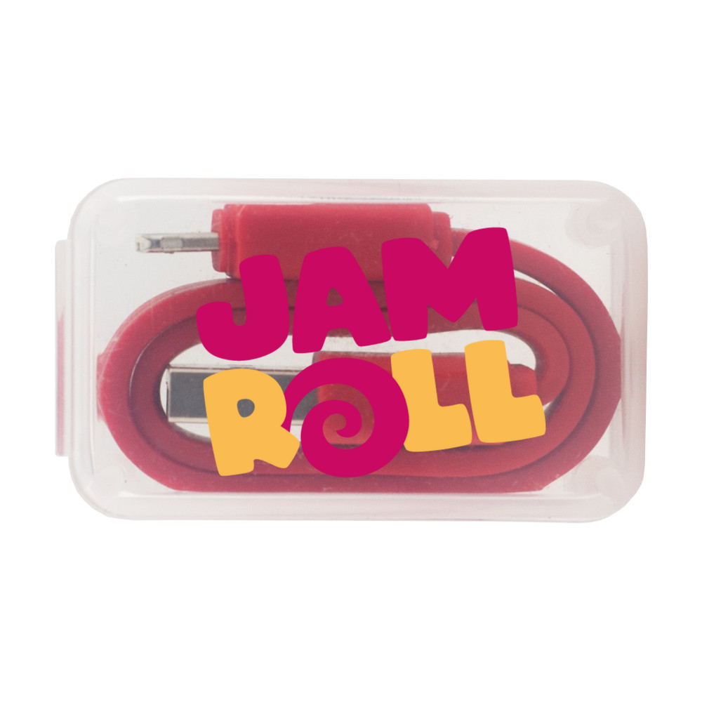 Jamroll - 2-in-1 Charging Cable in Case - Tech