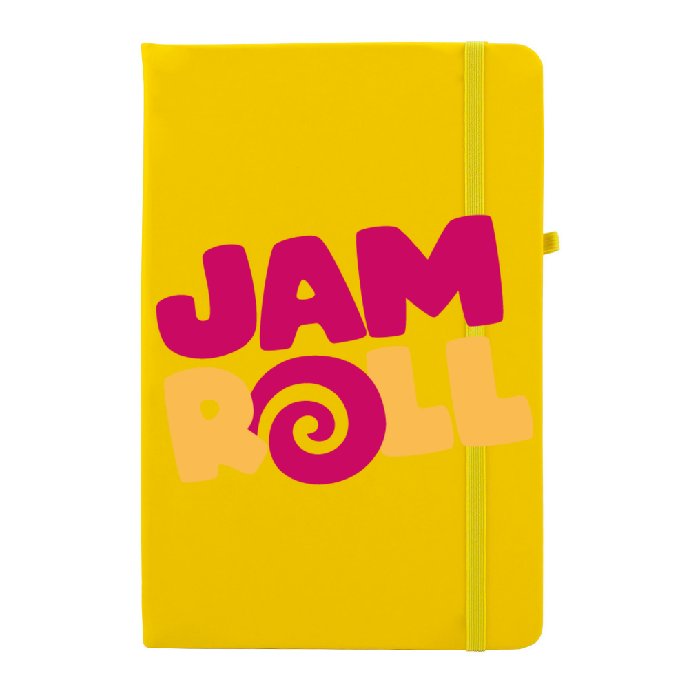 Jamroll - Coloured Soft Feel A5 Notebook