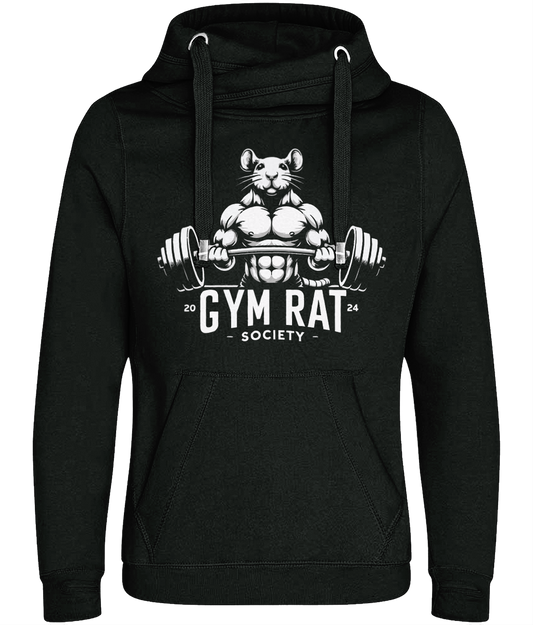 Gym Rat - Crossneck Hoodie - Design One