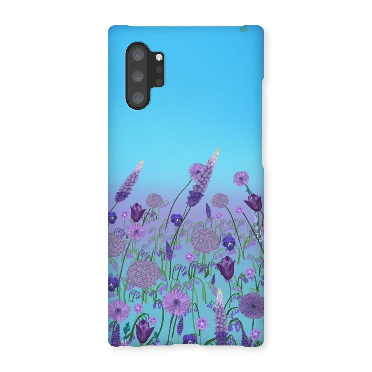 Purple Flowers (Christine) Snap Phone Case