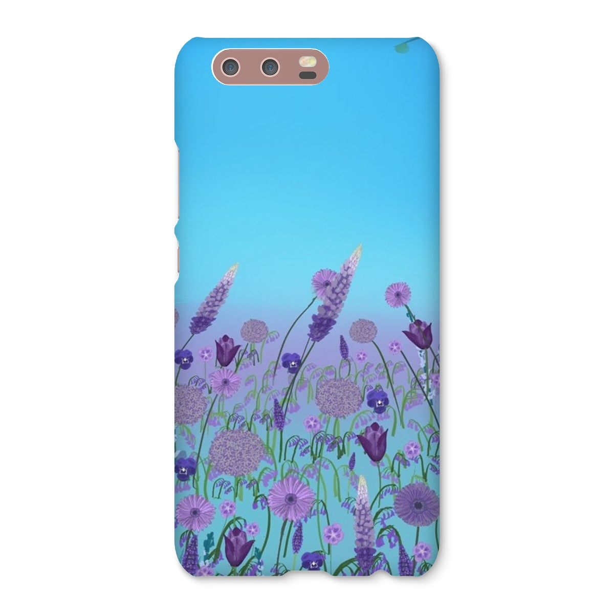 Purple Flowers (Christine) Snap Phone Case