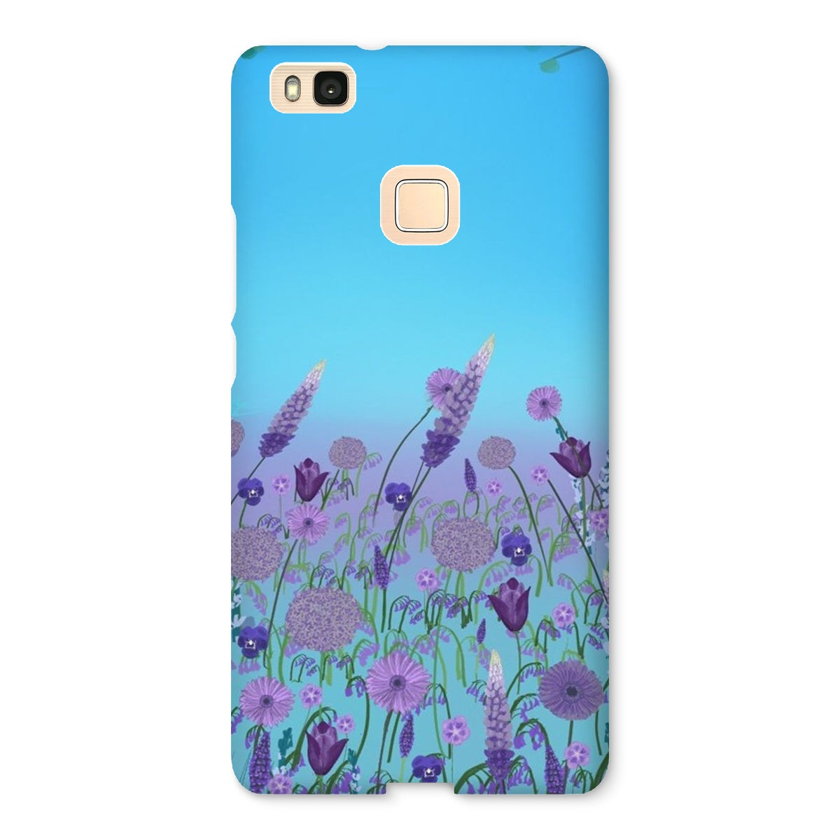 Purple Flowers (Christine) Snap Phone Case