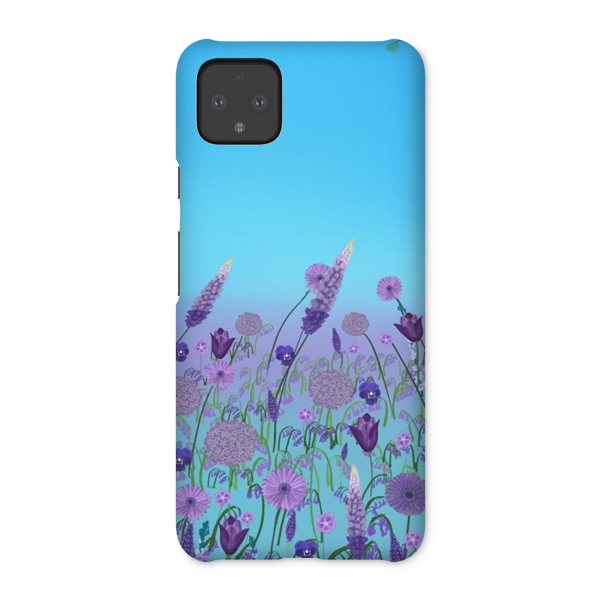 Purple Flowers (Christine) Snap Phone Case