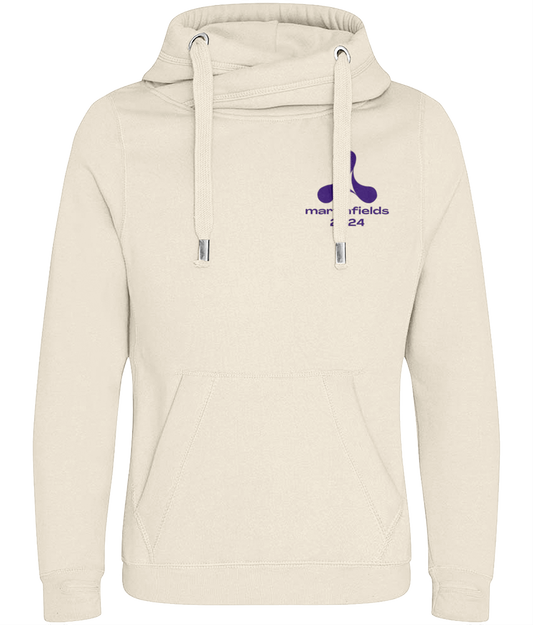 Martinfields 2024 - Cross Neck Luxury Hoodie - Purple print