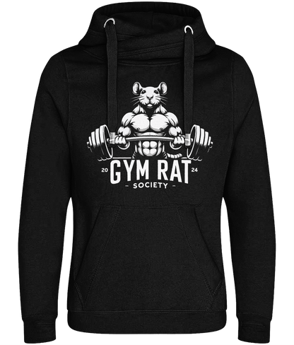 Gym Rat - Crossneck Hoodie - Design One