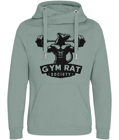 Gym Rat - Crossneck Hoodie - Design Three