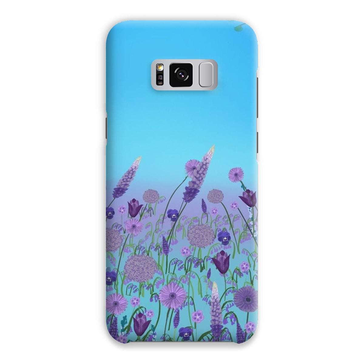 Purple Flowers (Christine) Snap Phone Case