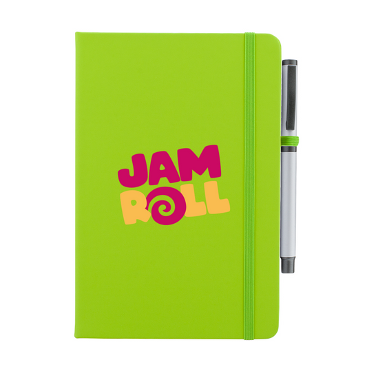 Jamroll - Pen & Notebook Set: Soft Feel A5 Notebook with Pen
