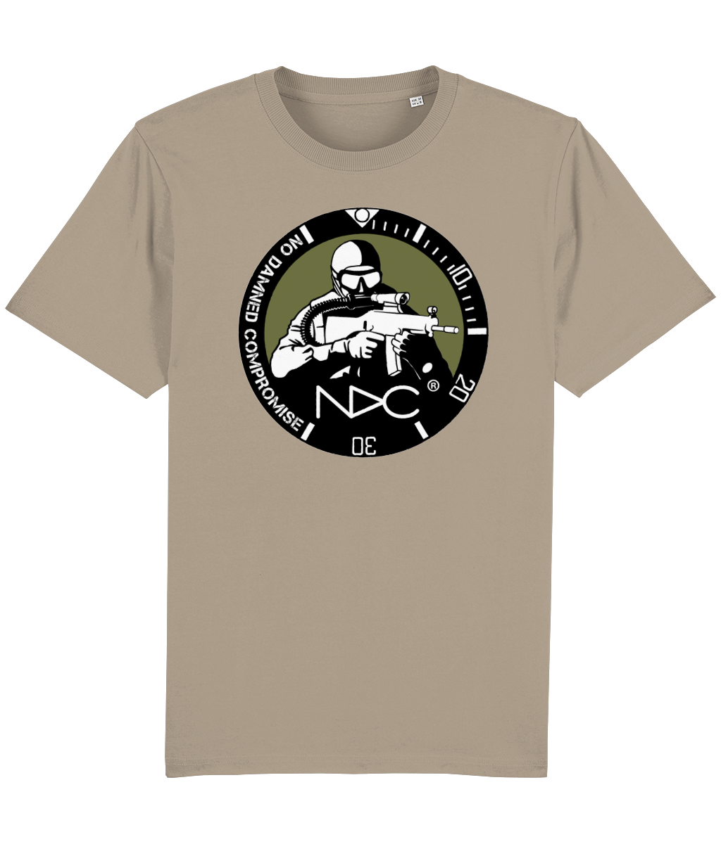 NDC Khaki 'No Damned Compromise' Teeshirt