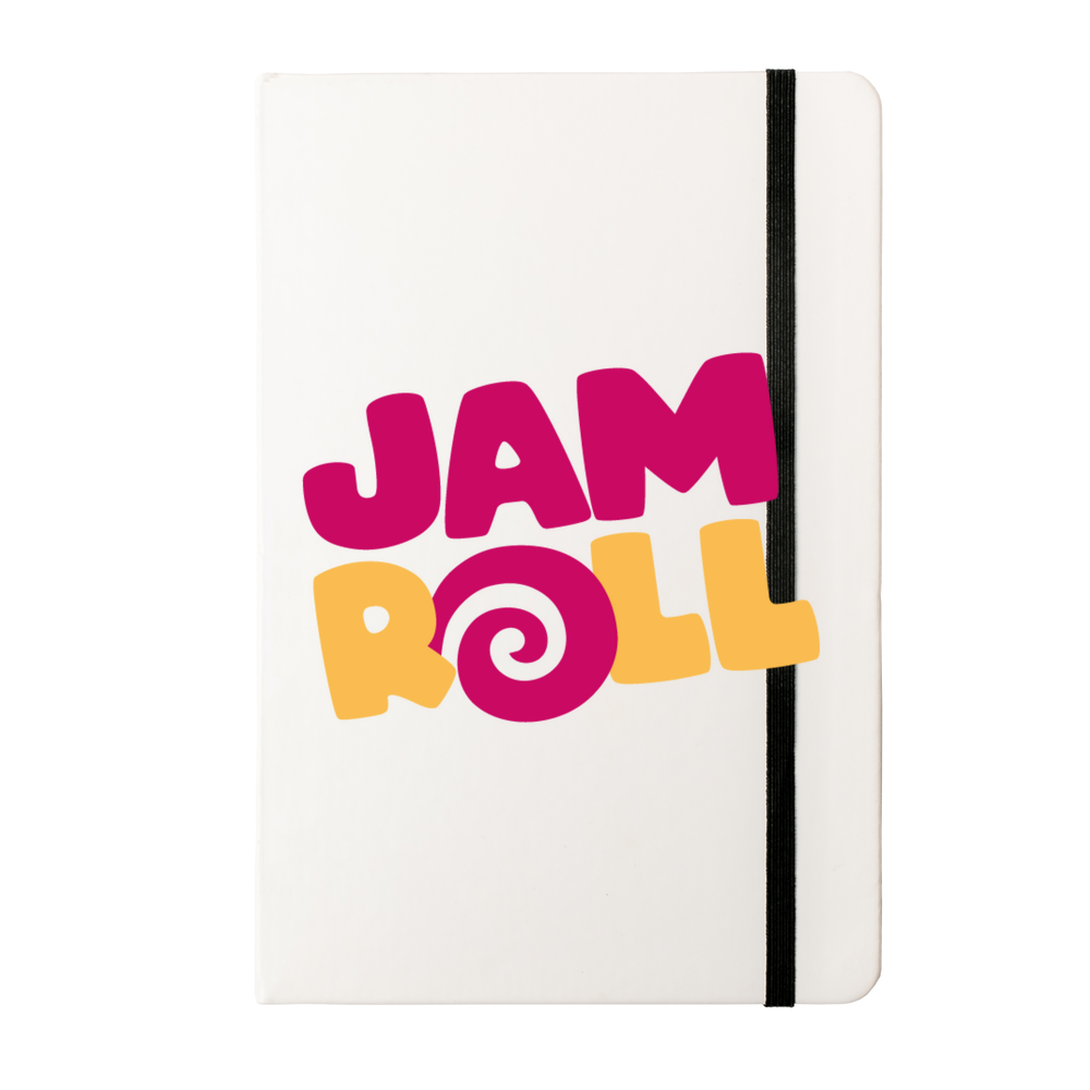 Jamroll - White Soft Feel A5 Notebook