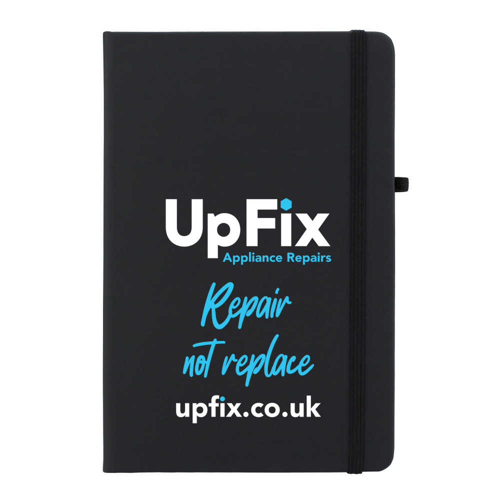 Upfix - Black Soft Feel A5 Notebook