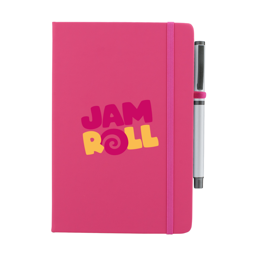 Jamroll - Pen & Notebook Set: Soft Feel A5 Notebook with Pen