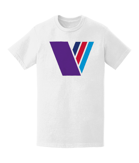 Care For Veterans - White tee with large V