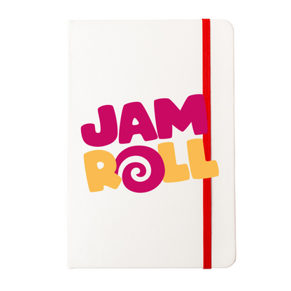 Jamroll - White Soft Feel A5 Notebook