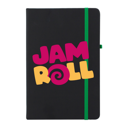 Jamroll - Black Soft Feel A5 Notebook